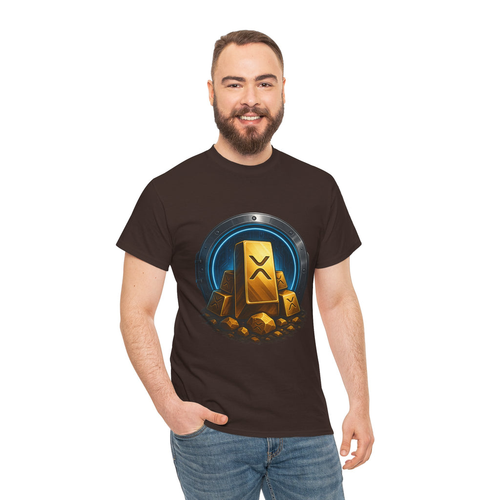 Crypto Gold Bars T-Shirt — Ripple (XRP) Stack Graphic Tee