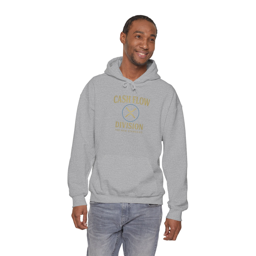 Cash Flow Division Hoodie — Minimalist Finance Logo Pullover