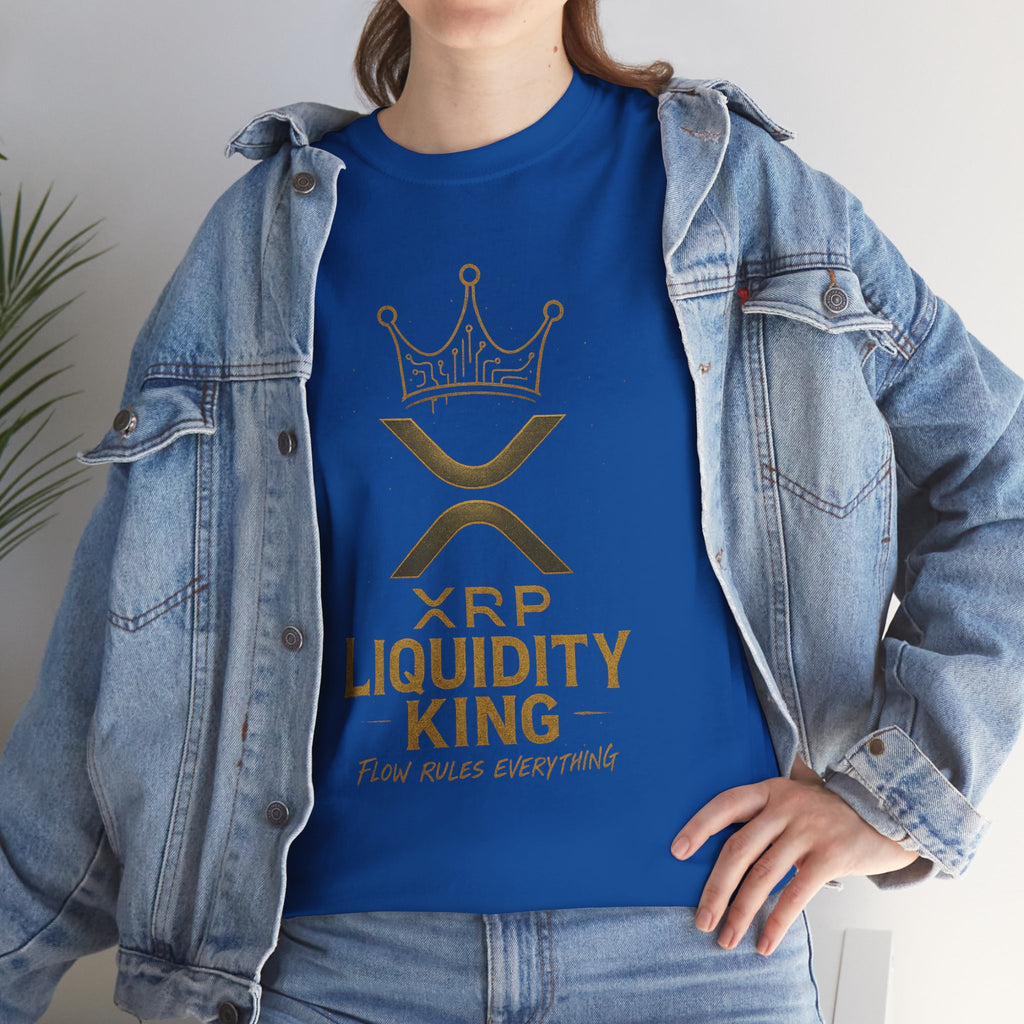 XRP Liquidity King Tee — Crypto Crown T-Shirt