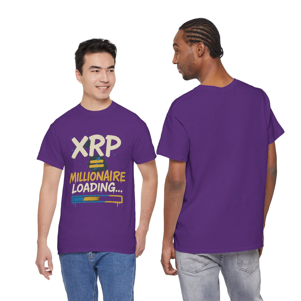 XRP Millionaire Loading T-Shirt — Crypto Investor Progress Tee