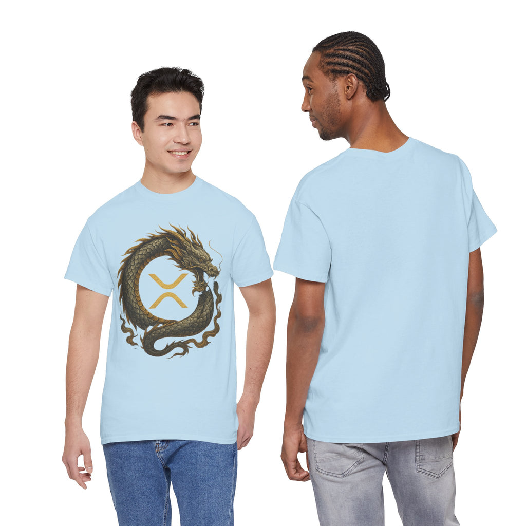 Dragon XRP Logo T-Shirt — Crypto XRP Circle Dragon Graphic Tee