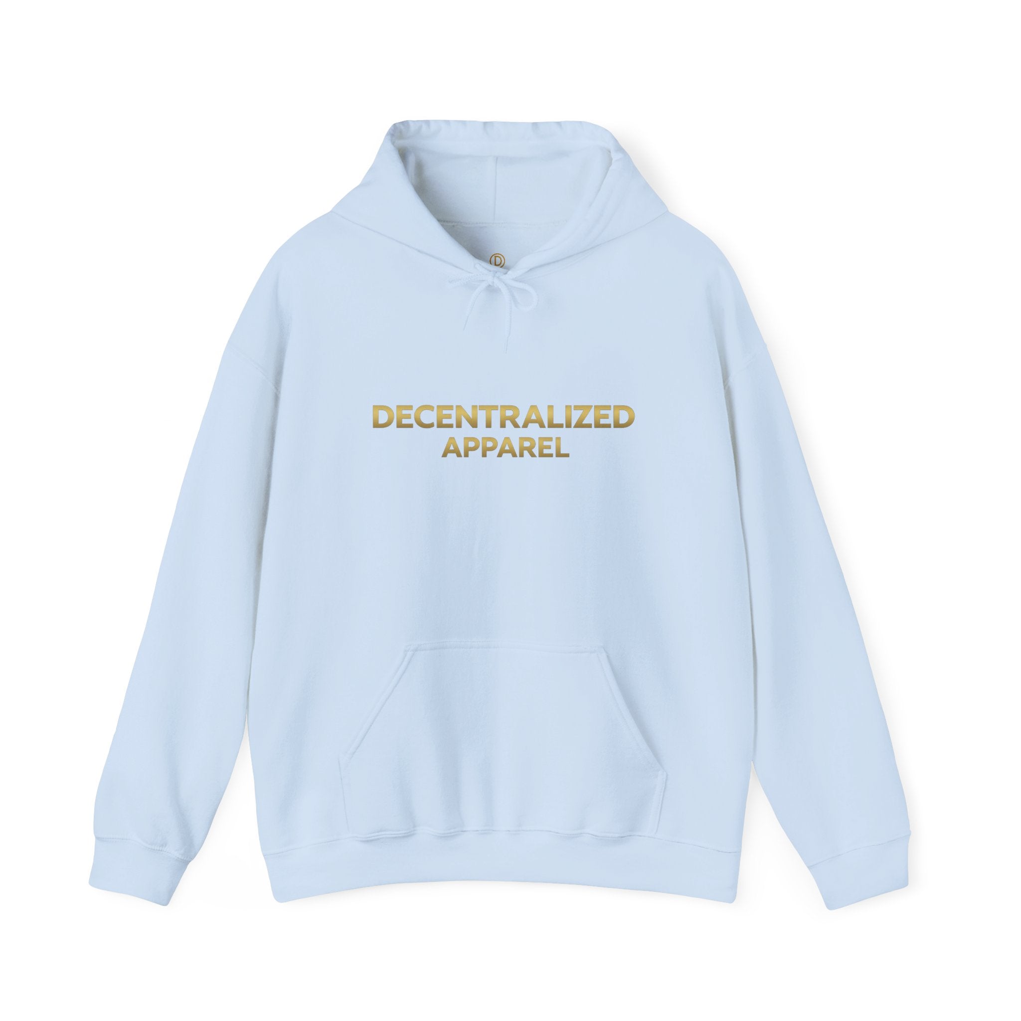 Decentralized Apparel Hoodie — Minimalist Crypto-Inspired White Pullover