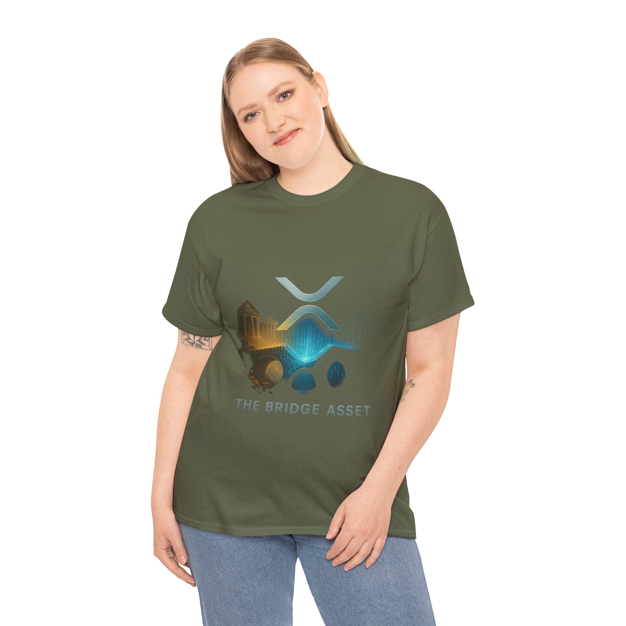 Ripple XRP Crypto Tee — 'The Bridge Asset' Logo T-Shirt