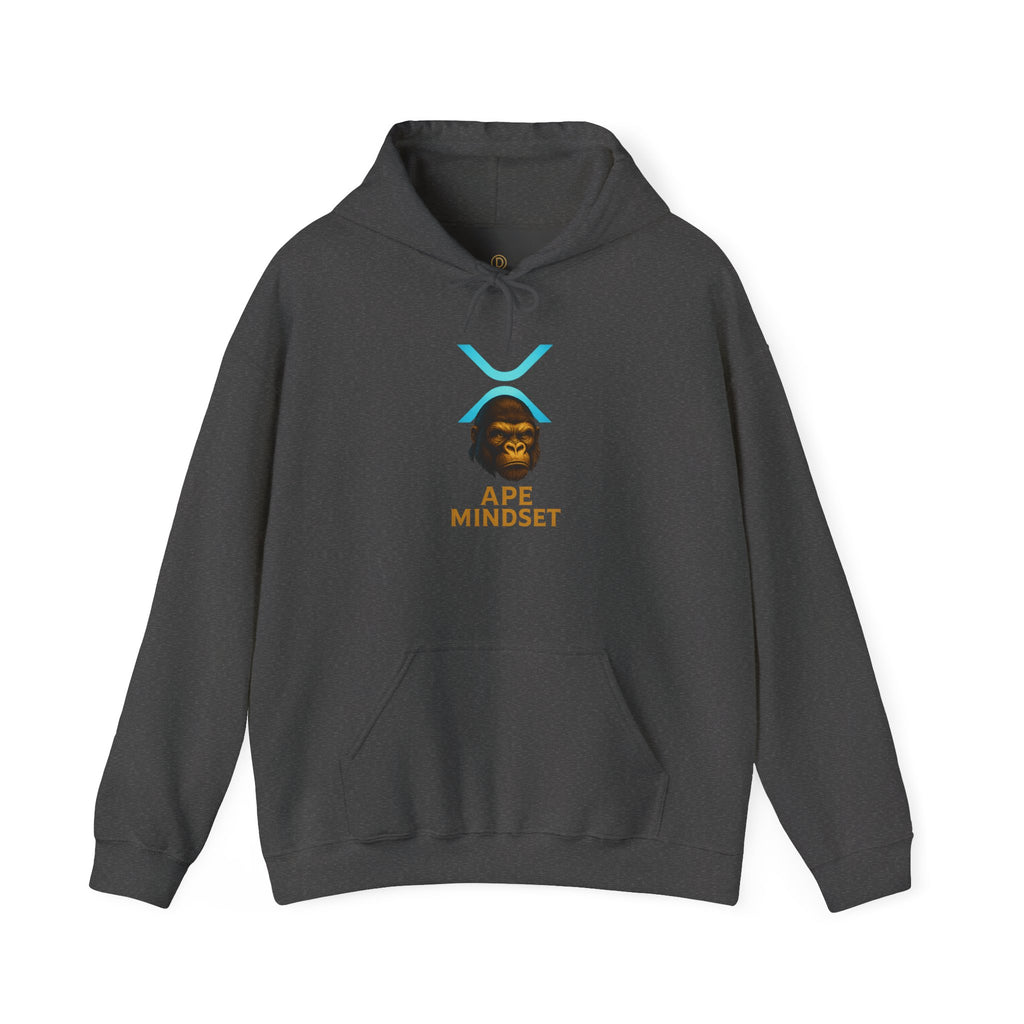 Ape Mindset Hoodie — Crypto XRP Logo Gorillaz Graphic Sweatshirt