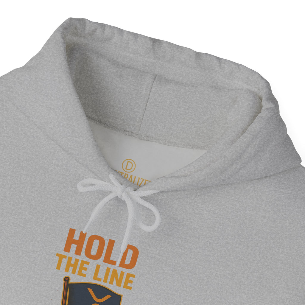 Hold The Line Hoodie — Flag & Fist Graphic Pullover