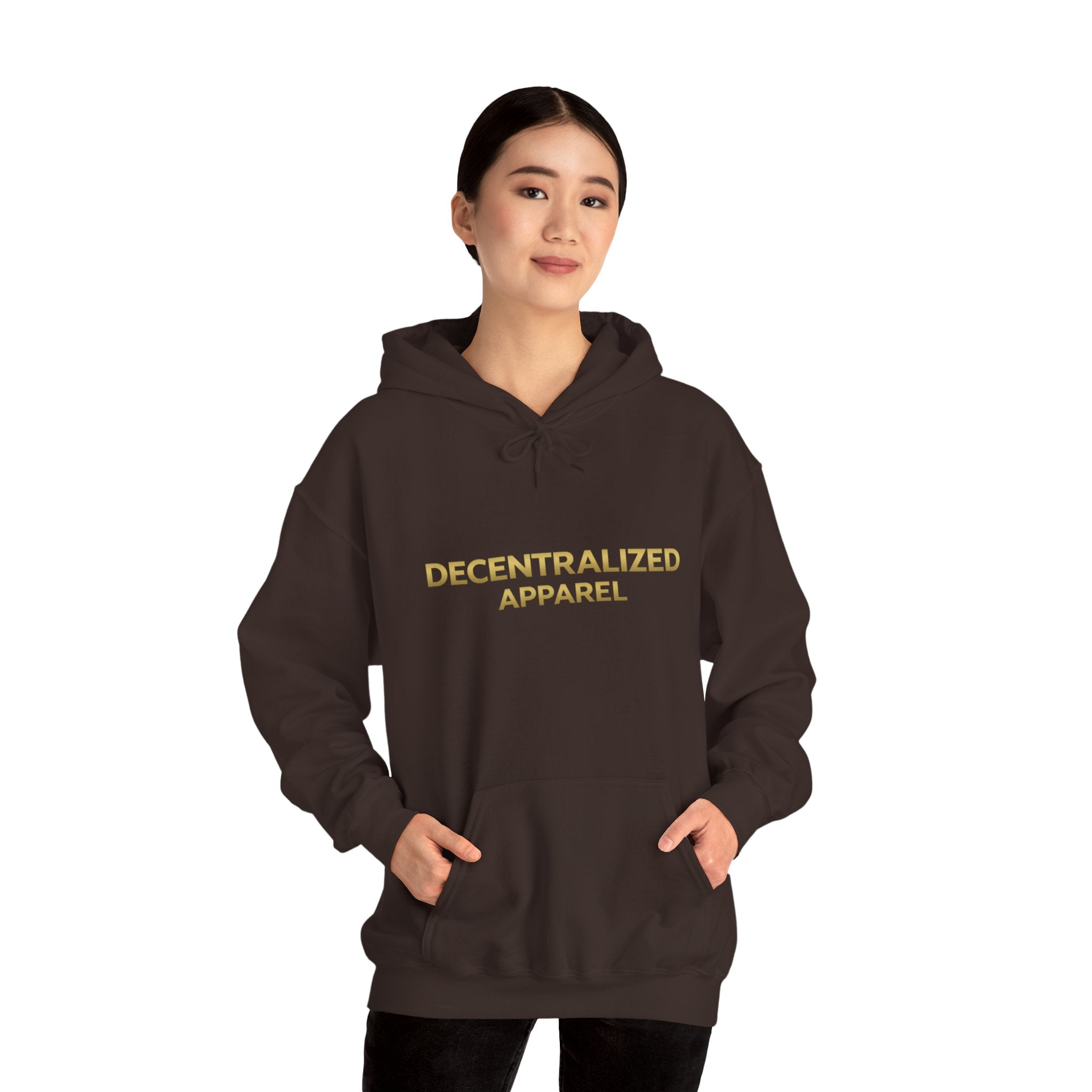 Decentralized Apparel Hoodie — Minimalist Crypto-Inspired White Pullover