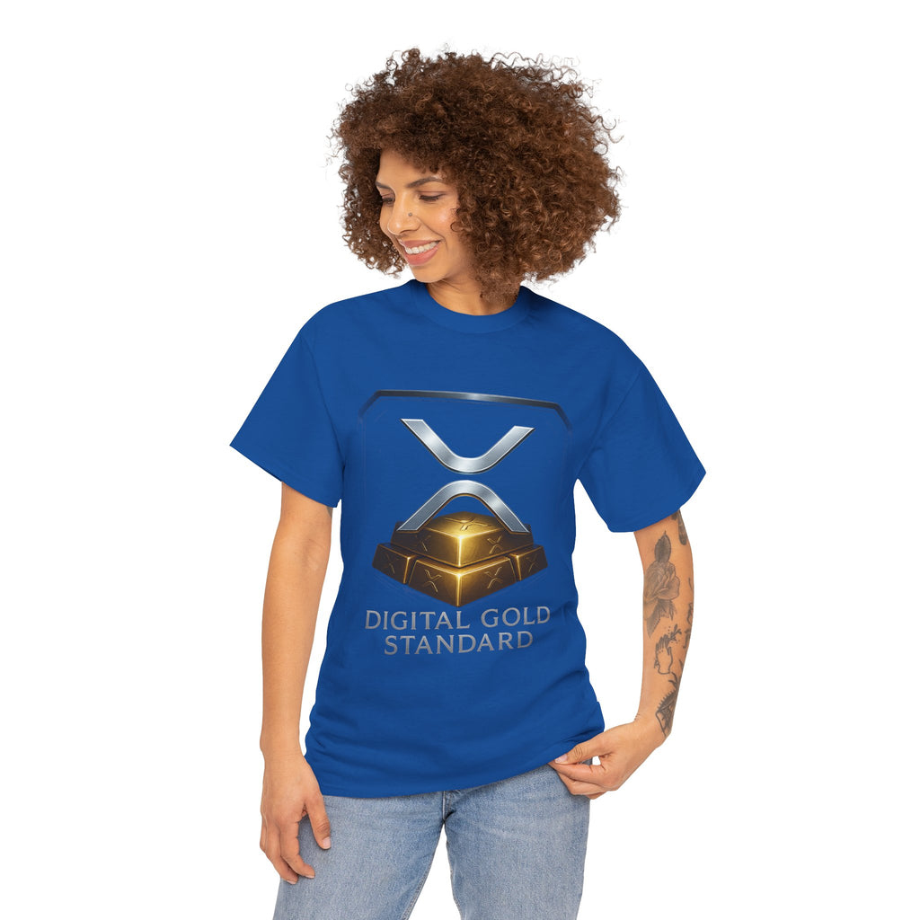 XRP 'Digital Gold Standard' Tee — Cryptocurrency Logo Shirt