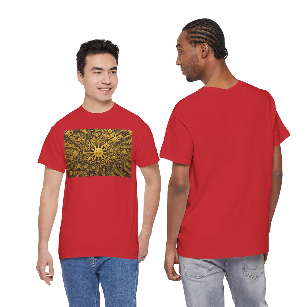 Sunflower Burst T‑Shirt — Golden Sunflower Pattern Tee