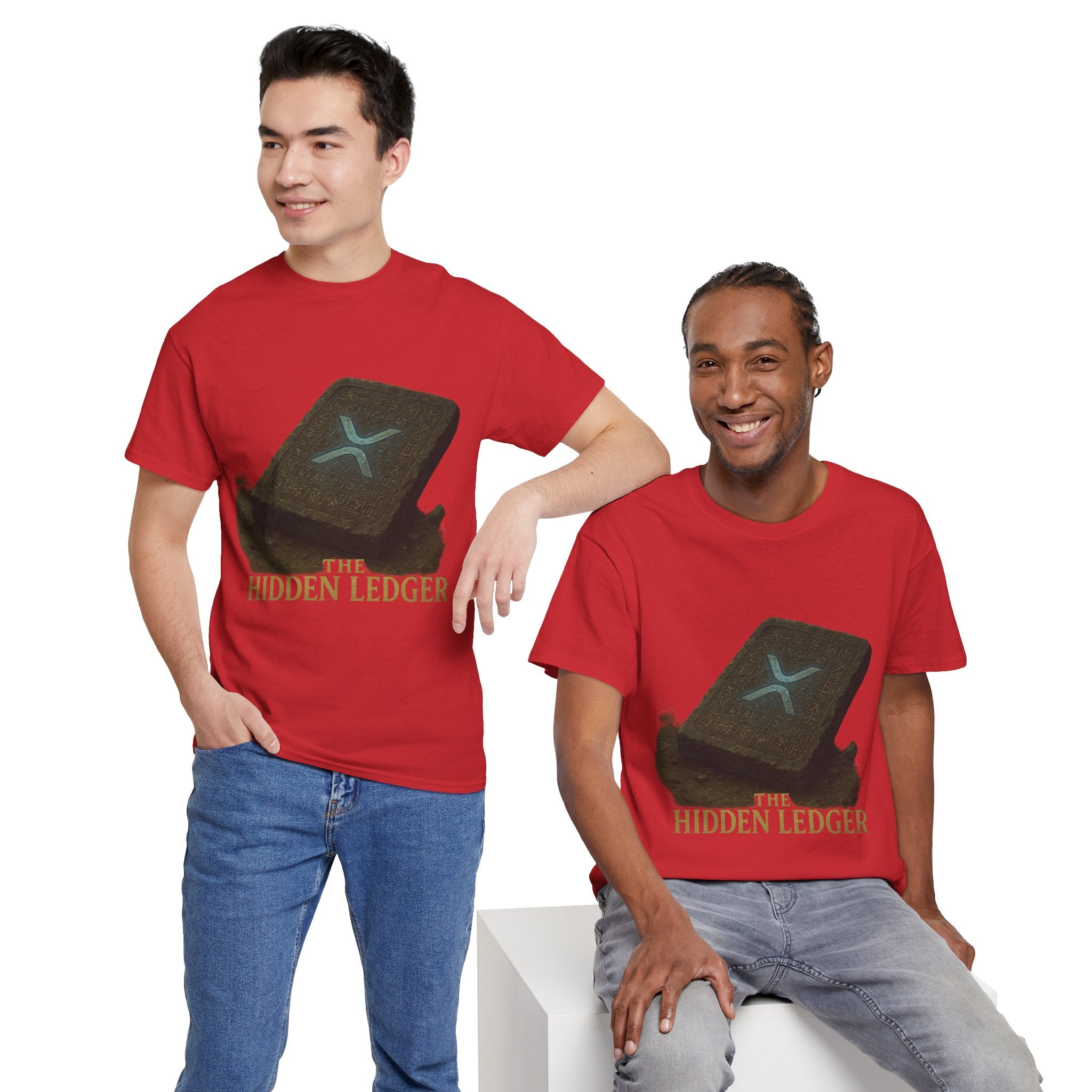 T-Shirt — "The Hidden Ledger" Crypto XRP Wallet Graphic Tee