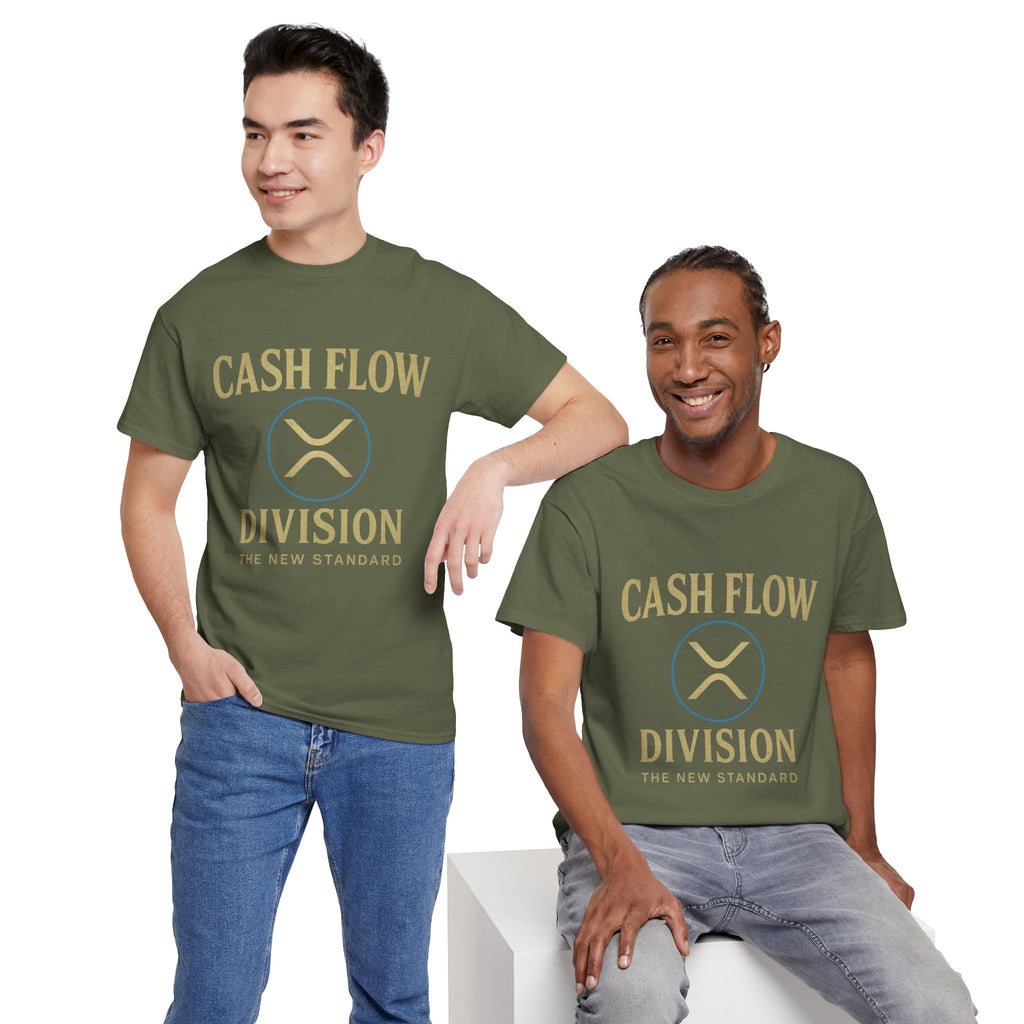 Cash Flow Division Tee — "The New Standard" Graphic T-Shirt