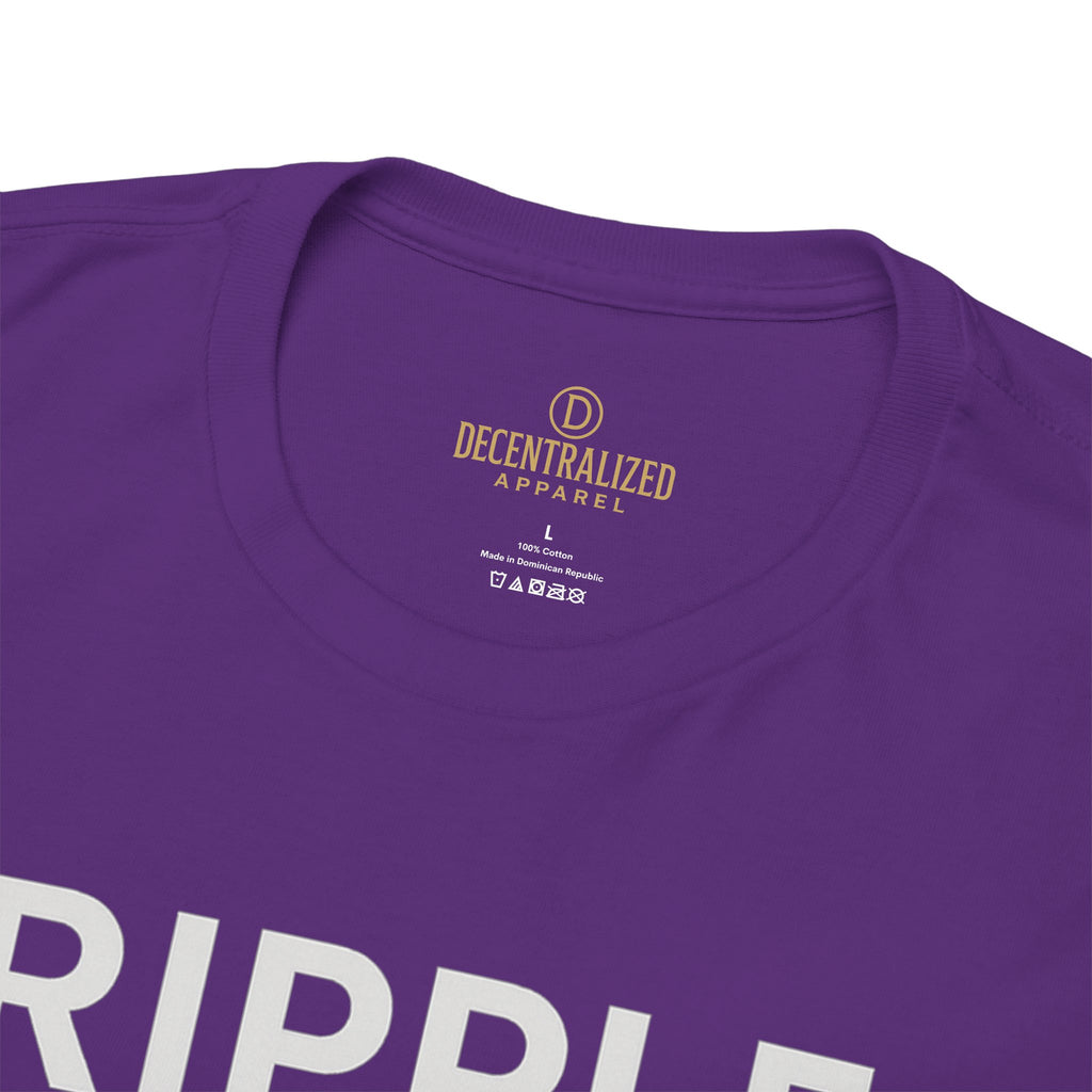 Ripple Effect XRP Tee — Minimal Cryptocurrency Logo T-Shirt