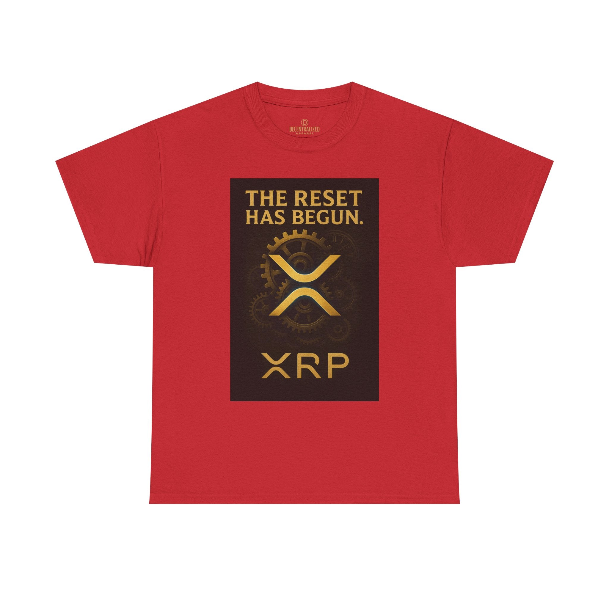 XRP Crypto Tee — "The Reset Has Begun" Bitcoin Alternative Shirt