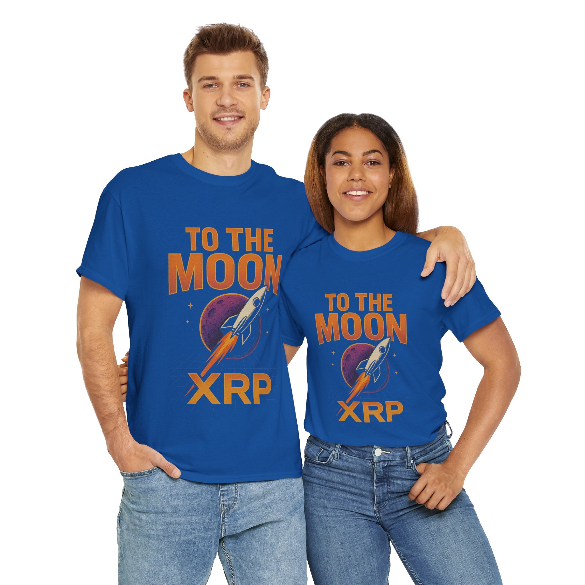 XRP To The Moon Tee — Cryptocurrency Investor Rocket Shirt