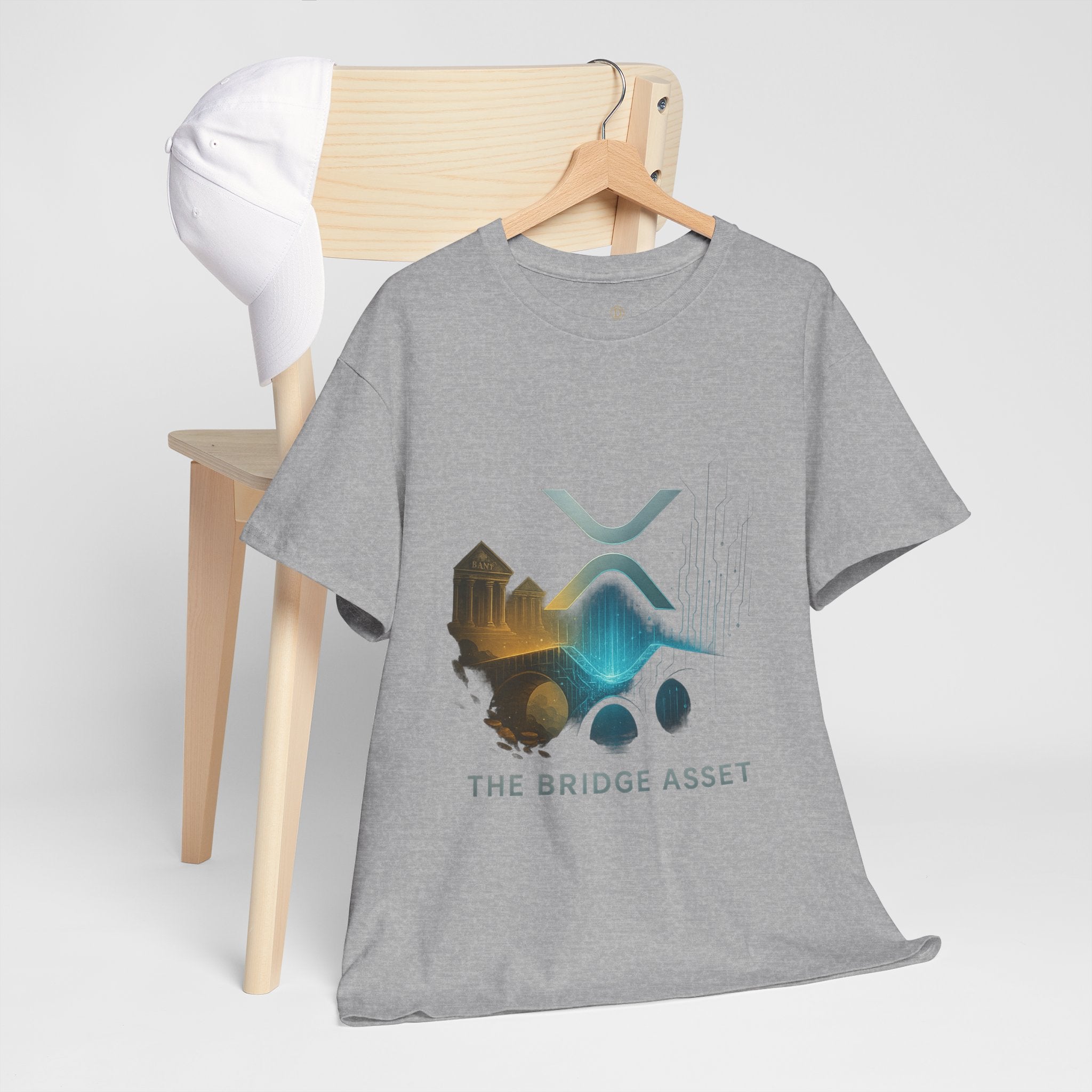 Ripple XRP Crypto Tee — 'The Bridge Asset' Logo T-Shirt