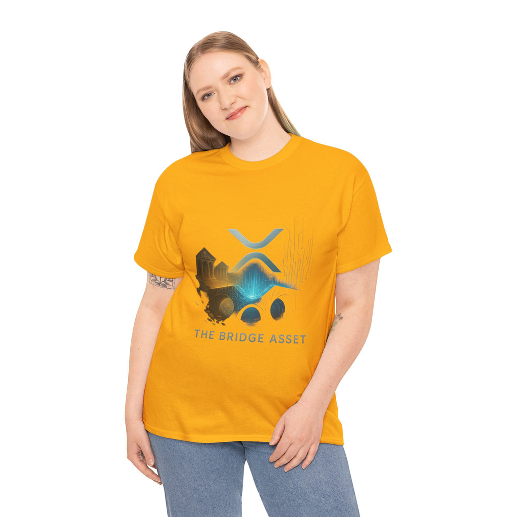 Ripple XRP Crypto Tee — 'The Bridge Asset' Logo T-Shirt