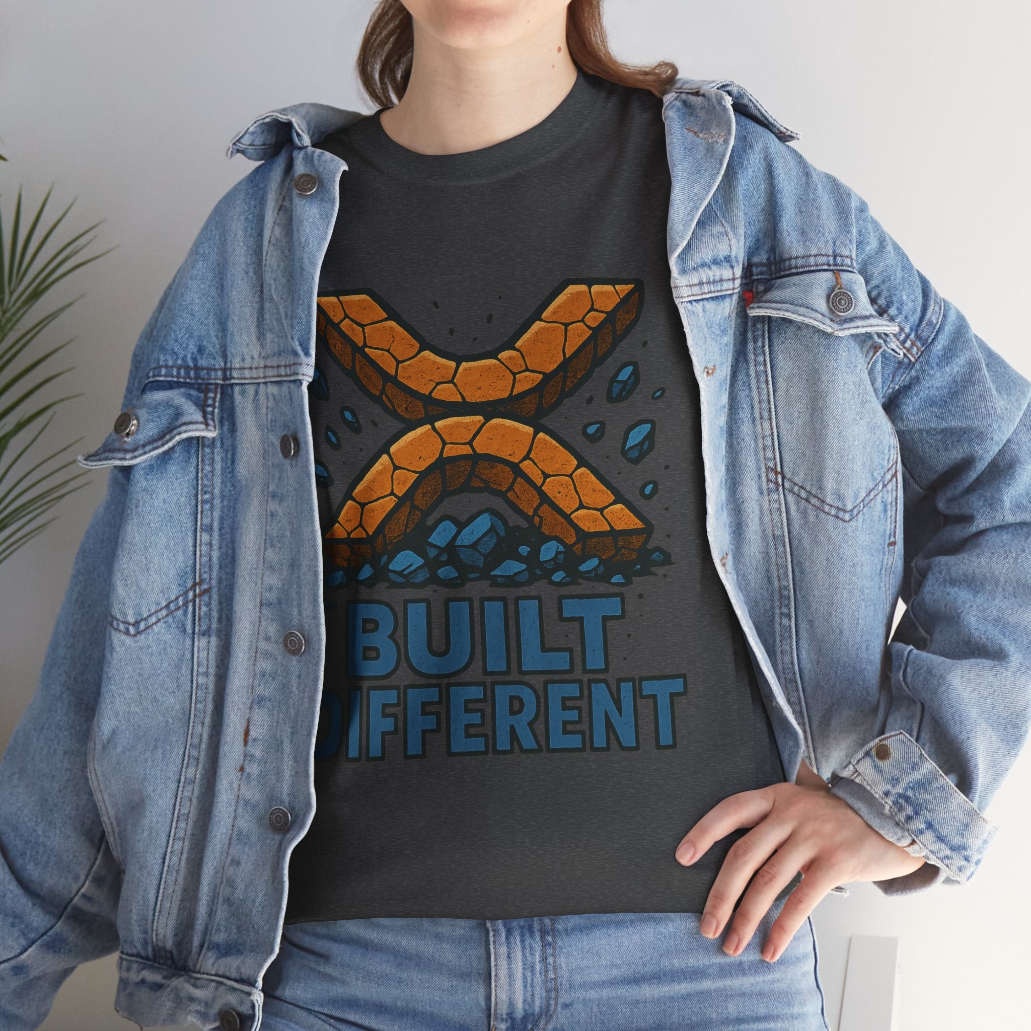 Built Different T-Shirt — Rugged Crypto X Design Tee