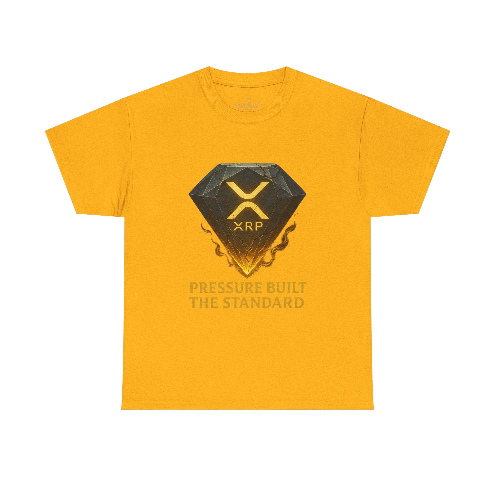 XRP Diamond Tee — "Pressure Built The Standard" Crypto Graphic T‑Shirt