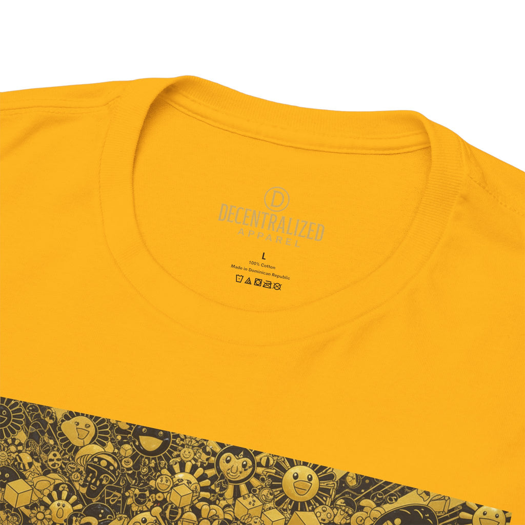 Sunflower Burst T‑Shirt — Golden Sunflower Pattern Tee