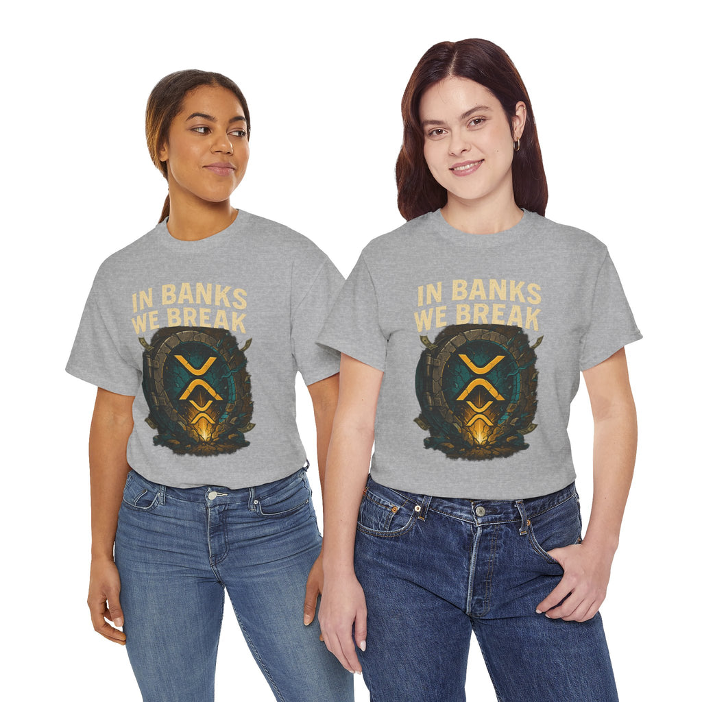 In Banks We Break XRP Crypto Graphic Tee
