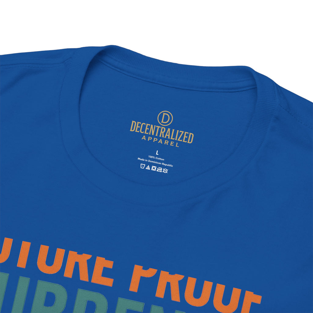 RIPPLE XRP 'Future Proof Currency' Graphic Tee — Crypto Retro Logo Shirt