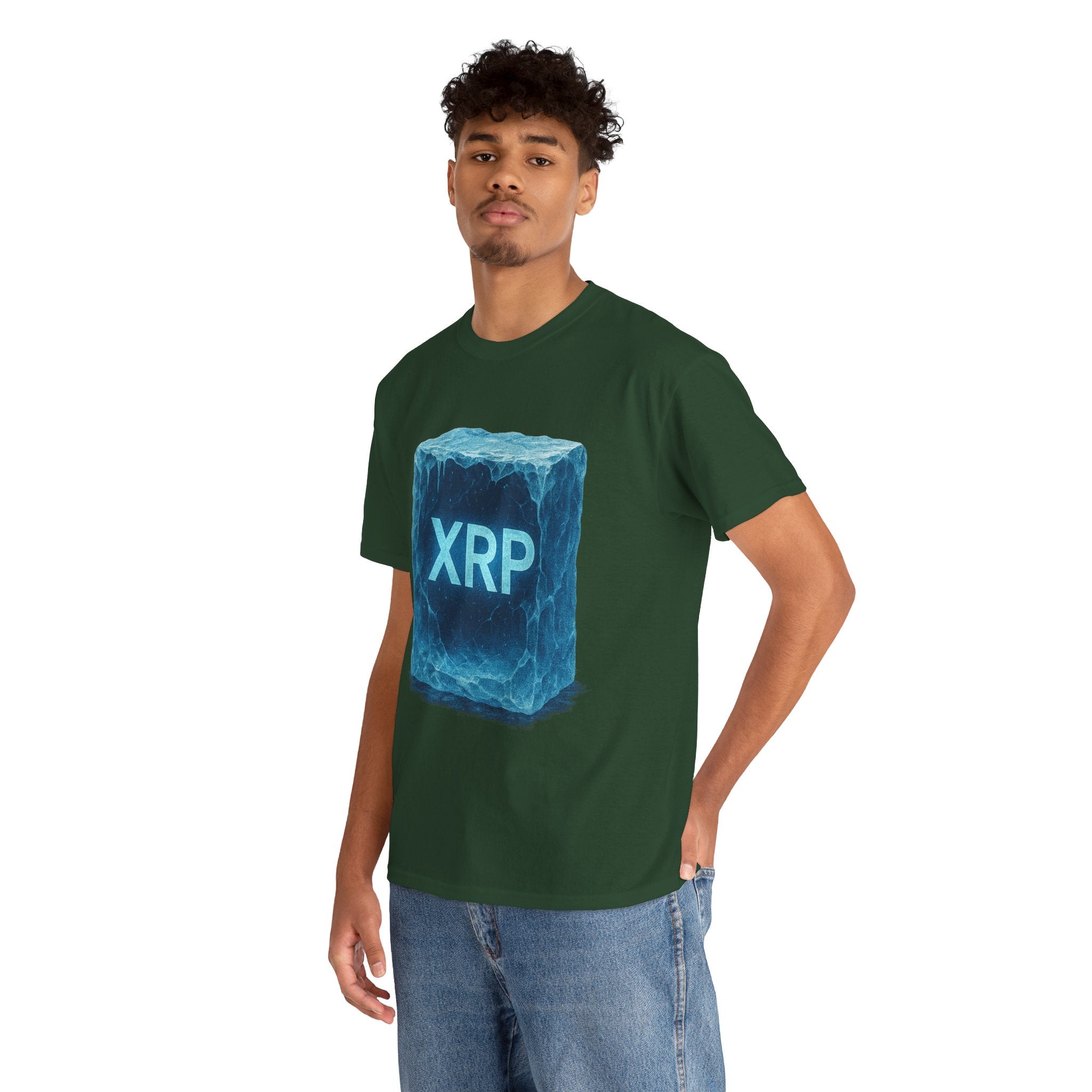 XRP Ice Block Tee — Crypto Ripple Logo T-Shirt