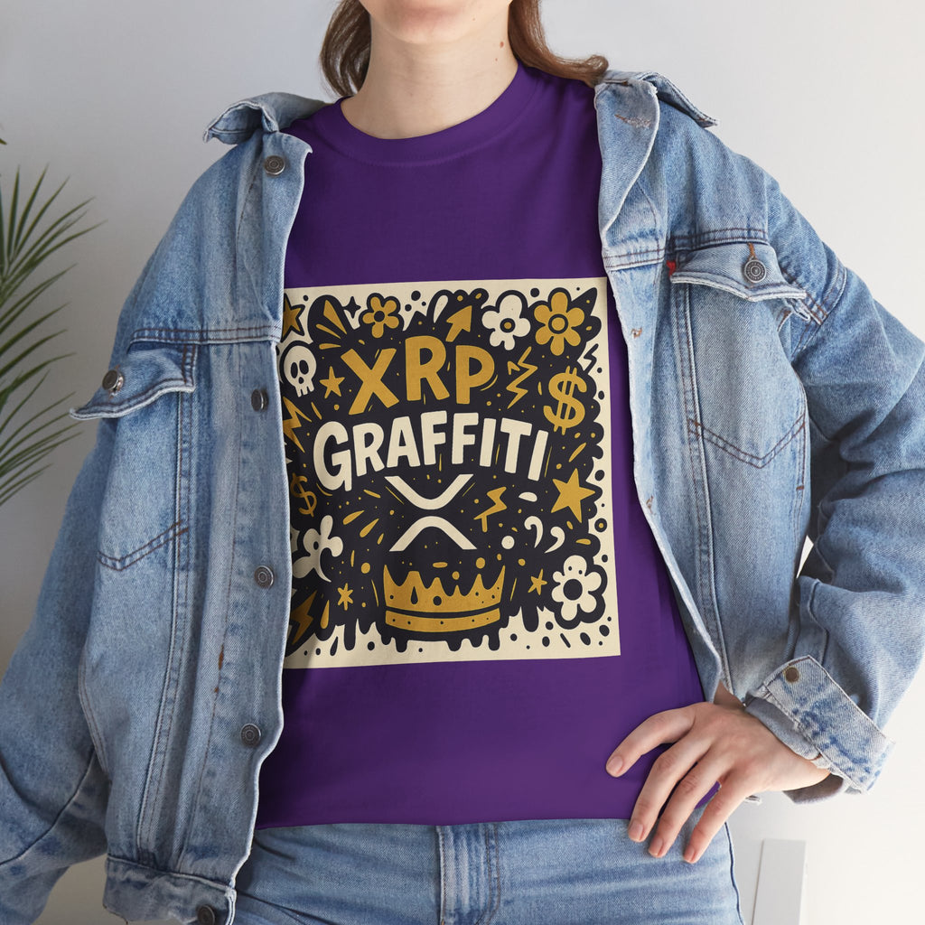 XRP Graffiti Tee — Crypto Street Art T-Shirt