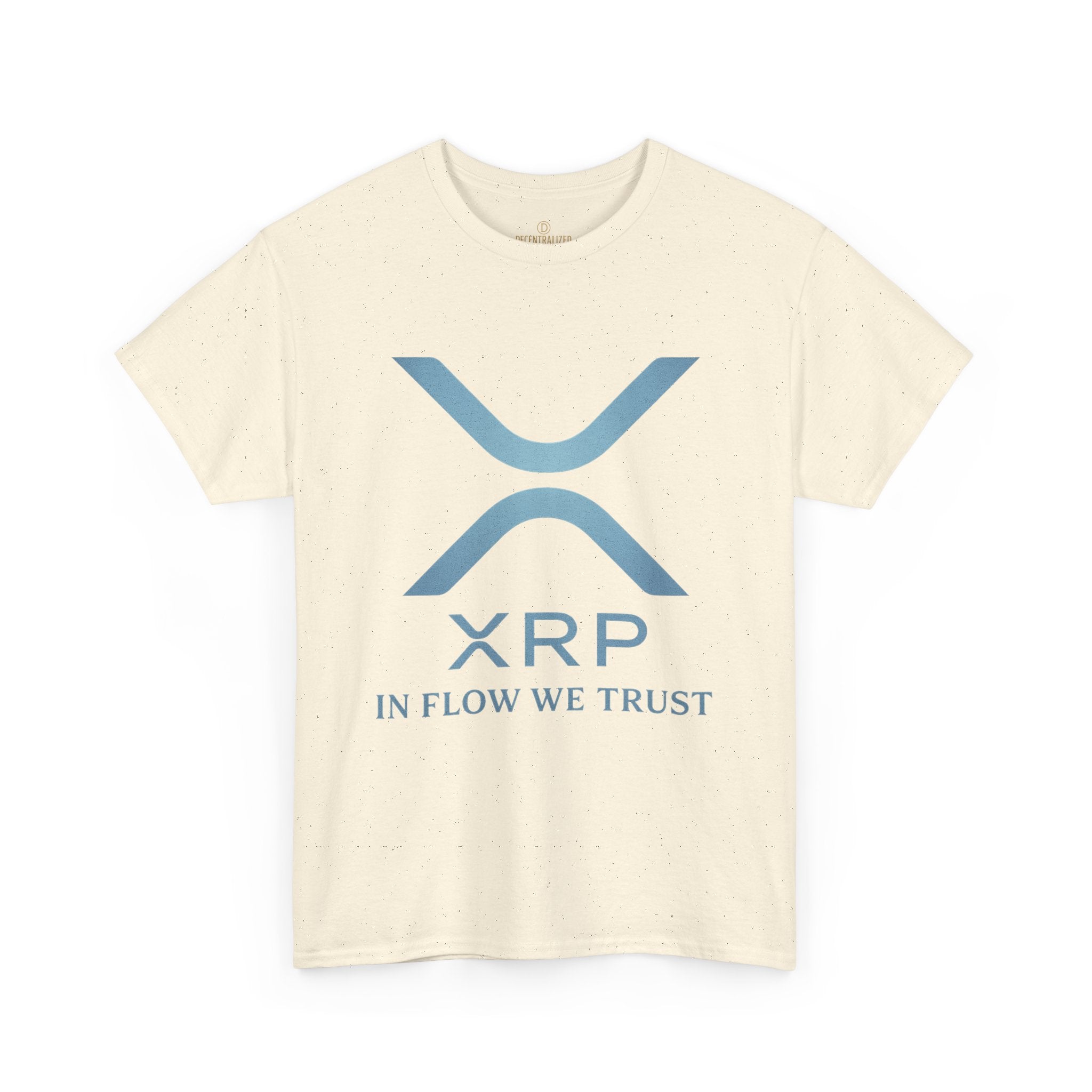 XRP Crypto Tee — "In Flow We Trust" Ripple Logo T-Shirt