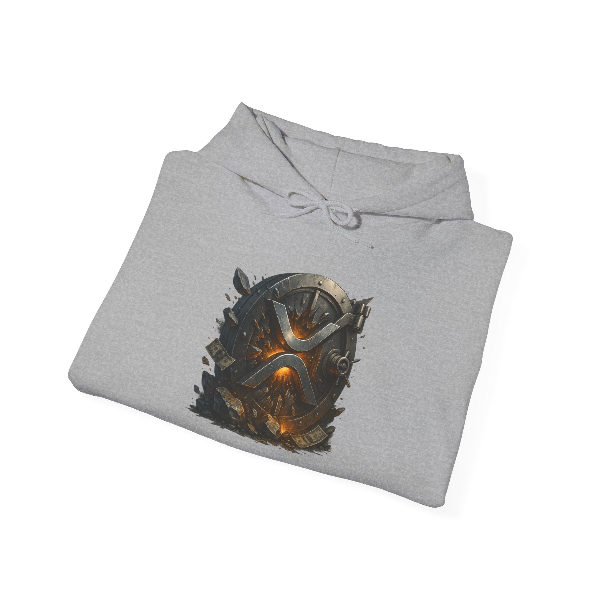 Viking Shield & Helmet Hoodie — Norse Warrior Graphic Sweatshirt