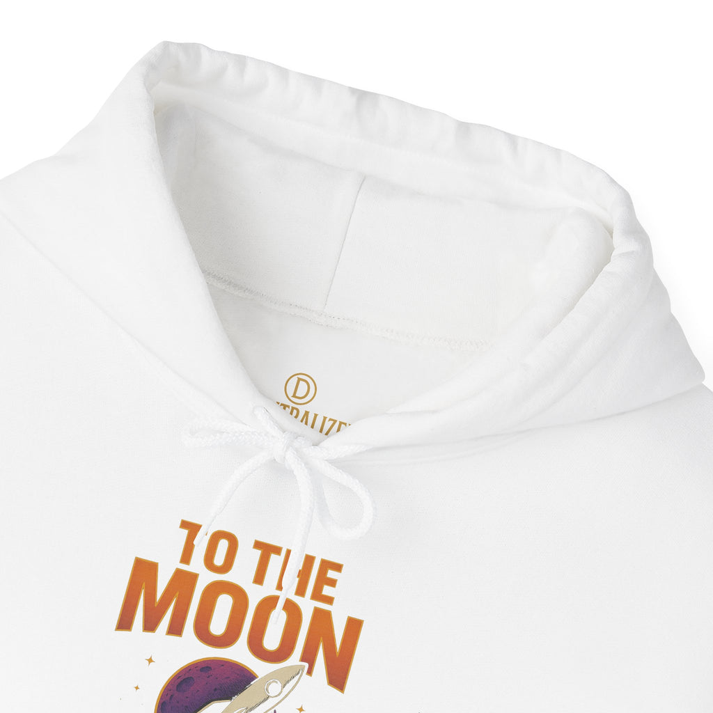 XRP To The Moon Hoodie — Crypto Investor Graphic Sweatshirt