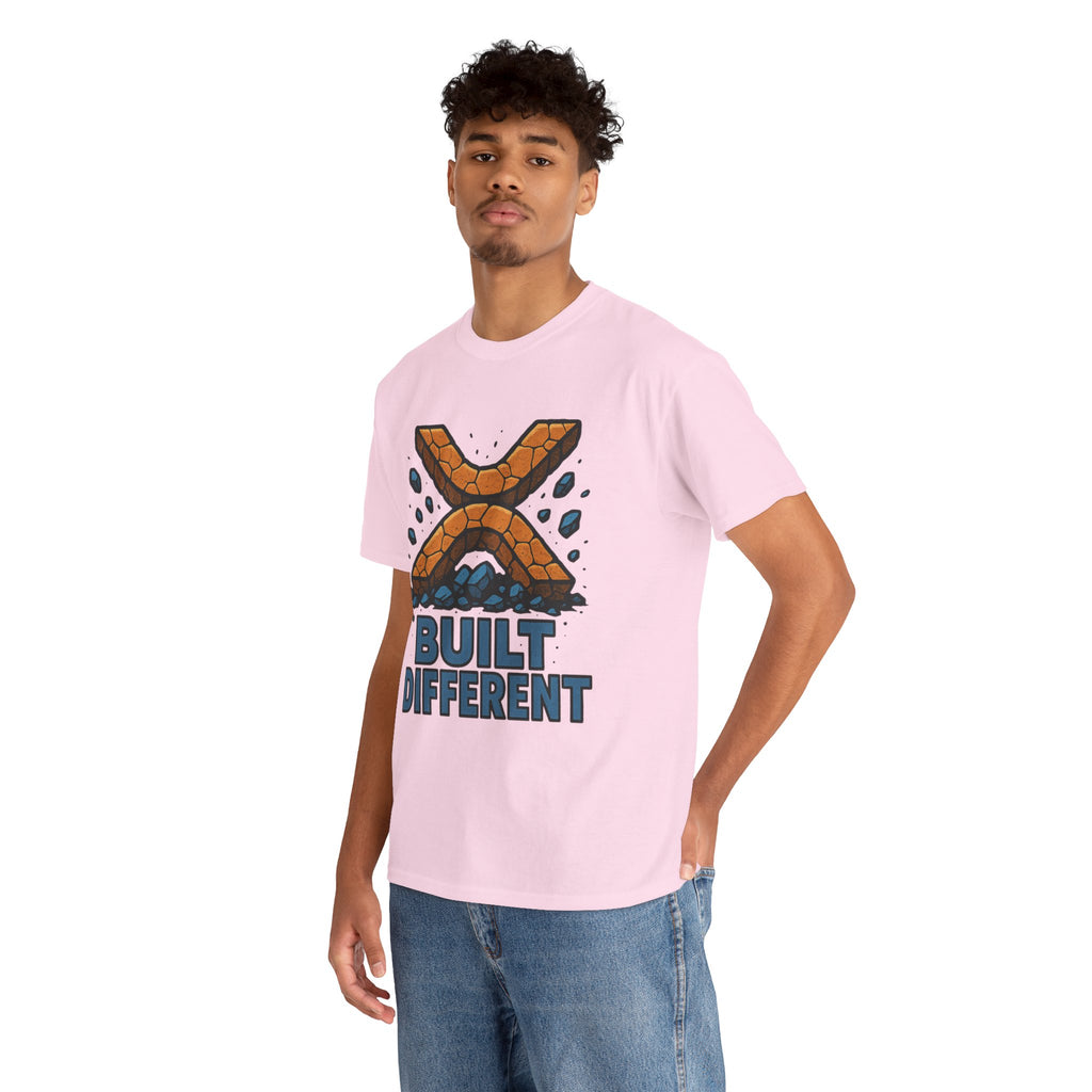 Built Different T-Shirt — Rugged Crypto X Design Tee
