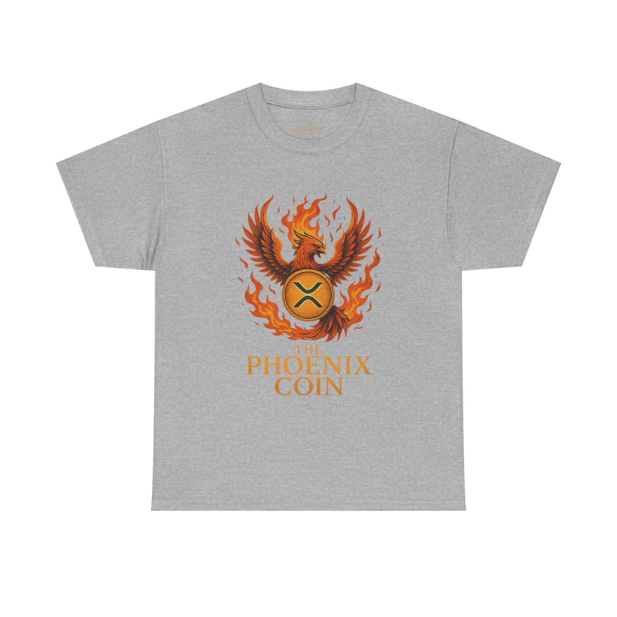 Phoenix Coin T‑Shirt — Fiery Phoenix Crypto Logo Tee