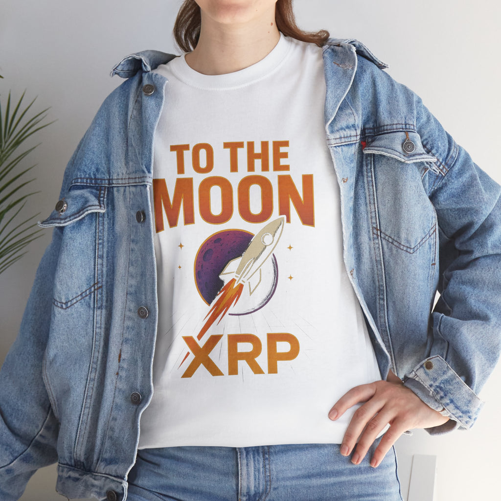XRP To The Moon Tee — Cryptocurrency Investor Rocket Shirt