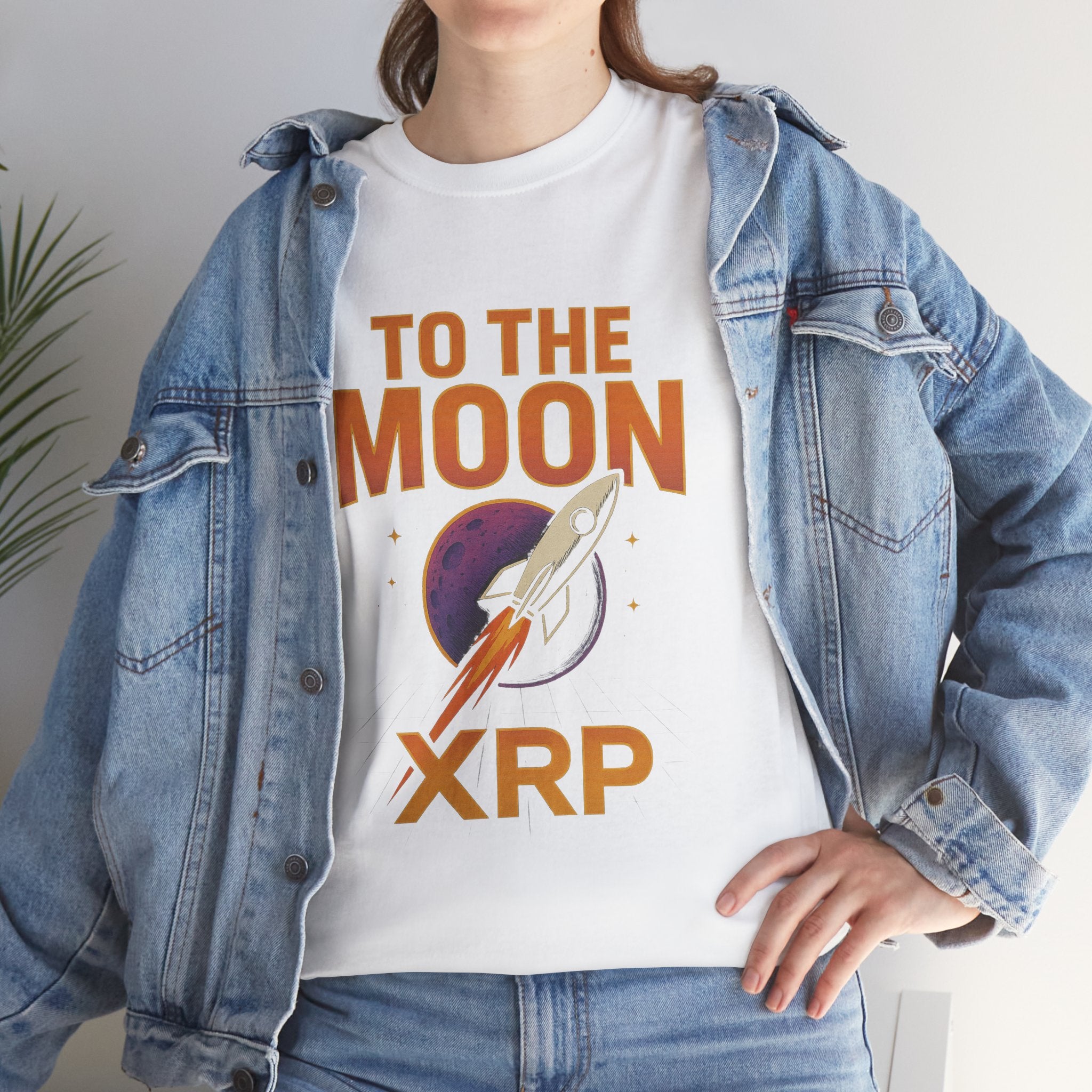 XRP To The Moon Tee — Cryptocurrency Investor Rocket Shirt