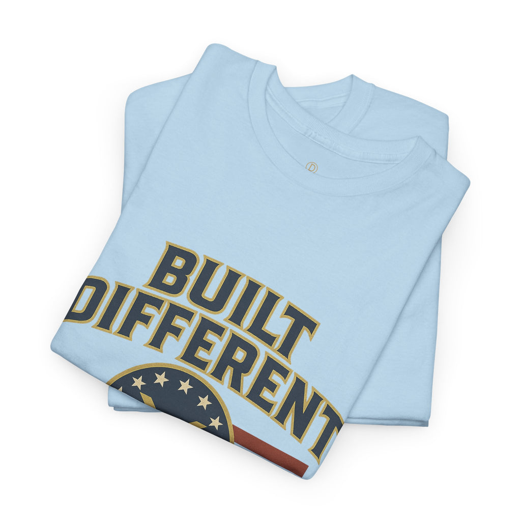 Built Different Since 2012 T-Shirt — American Flag Vintage Crew Tee