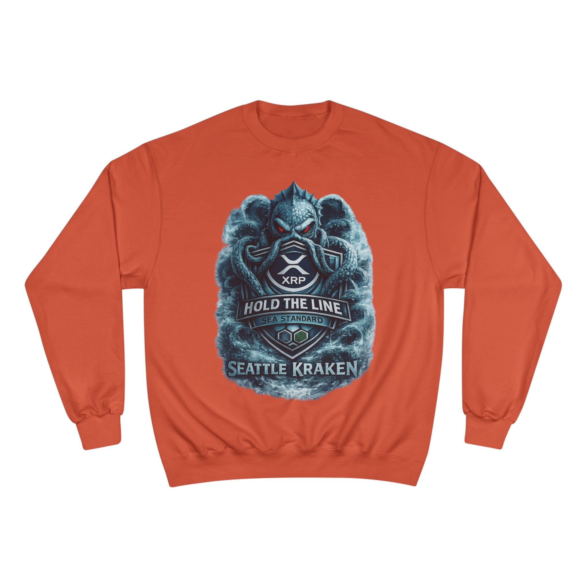 Seattle Kraken Sweatshirt — "Hold The Line" Nautical Graphic Crewneck