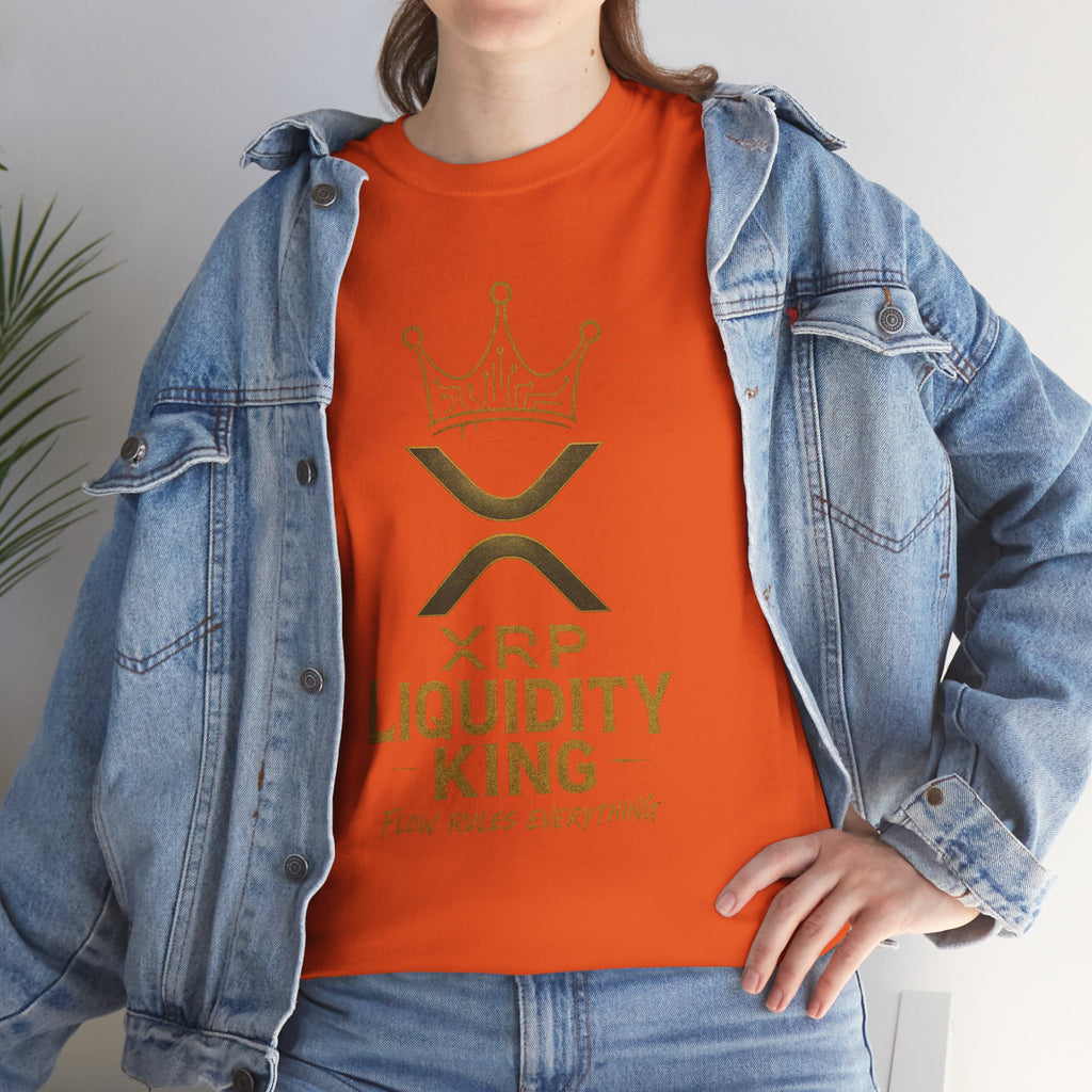 XRP Liquidity King Tee — Crypto Crown T-Shirt