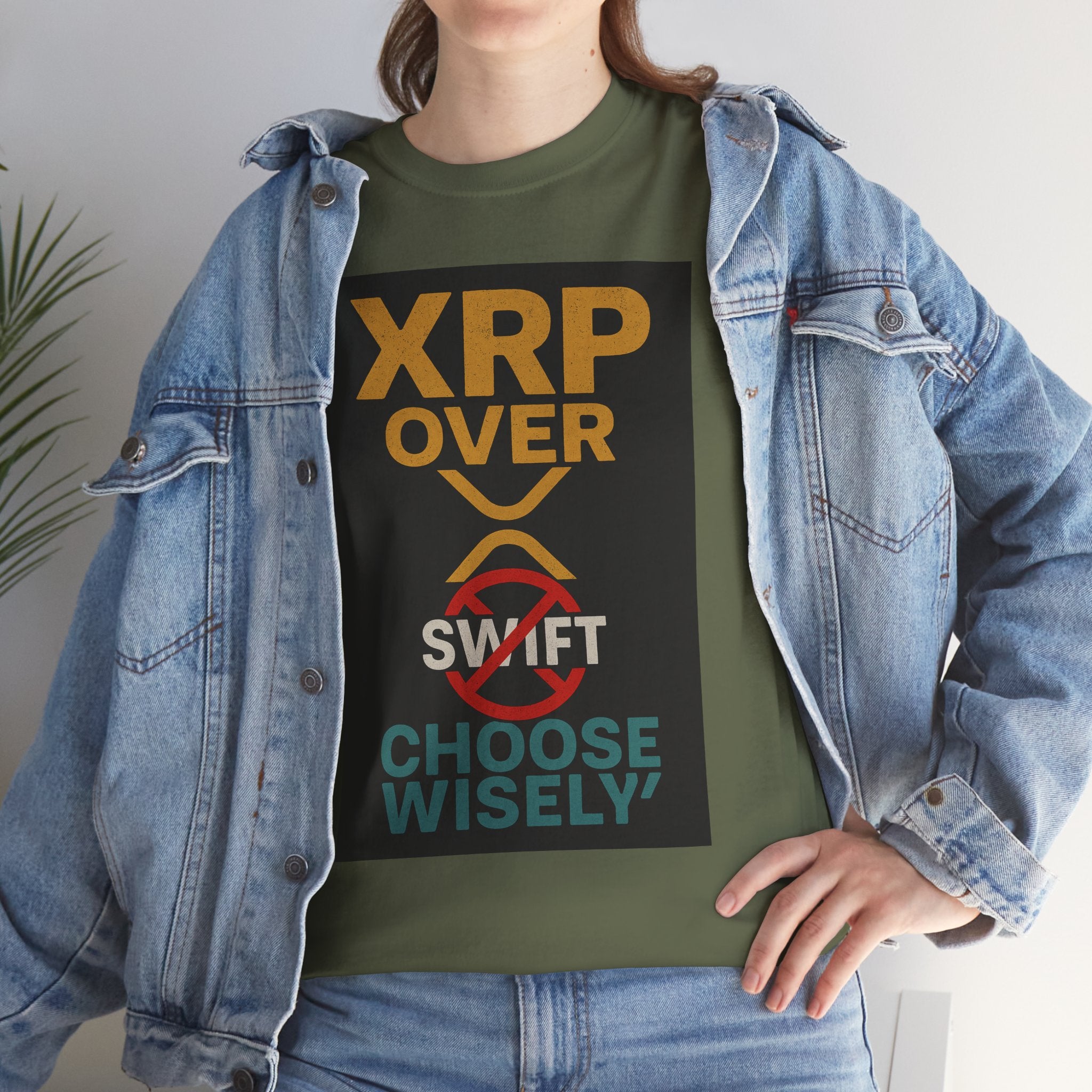 XRP Over SWIFT Choose Wisely Tee