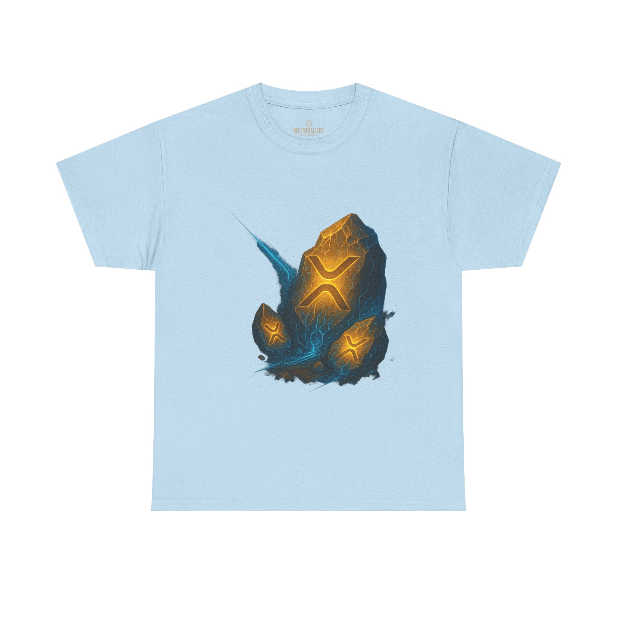 Rune Stone Graphic Tee — Glowing Mystic Rock T-Shirt