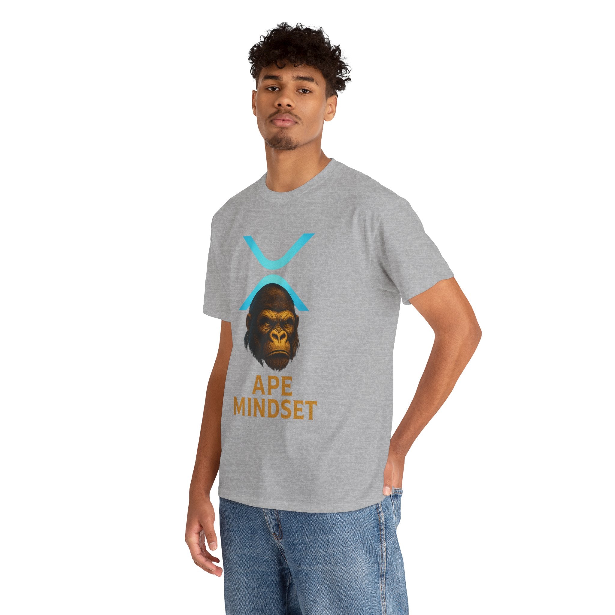 Ape Mindset T-Shirt — Crypto XRP Ape Graphic Tee