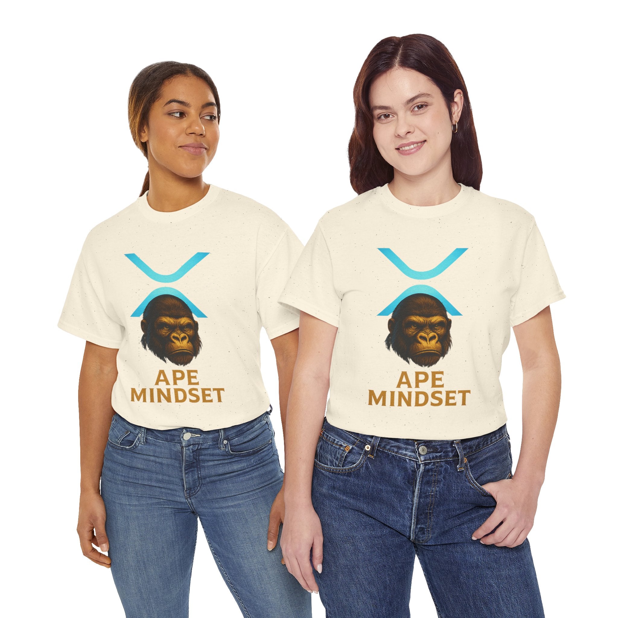 Ape Mindset T-Shirt — Crypto XRP Ape Graphic Tee