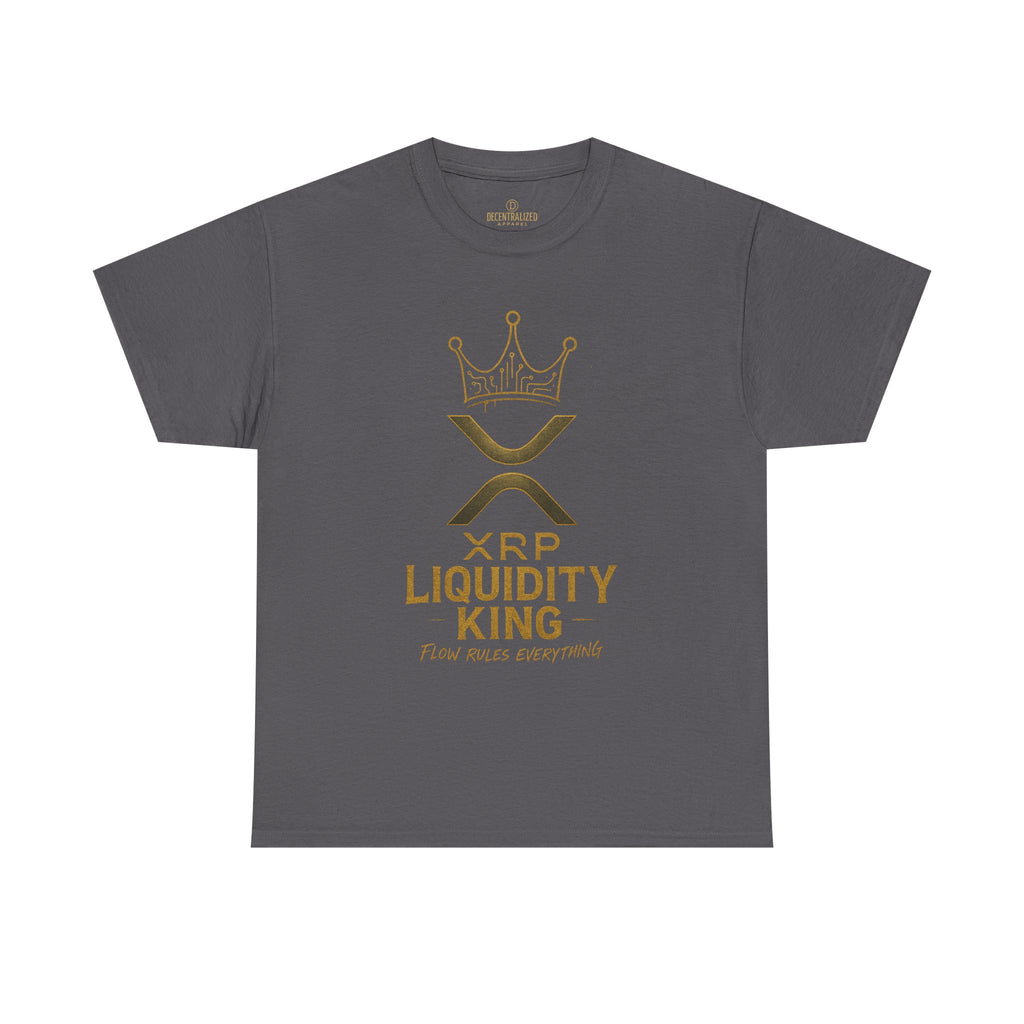 XRP Liquidity King Tee — Crypto Crown T-Shirt