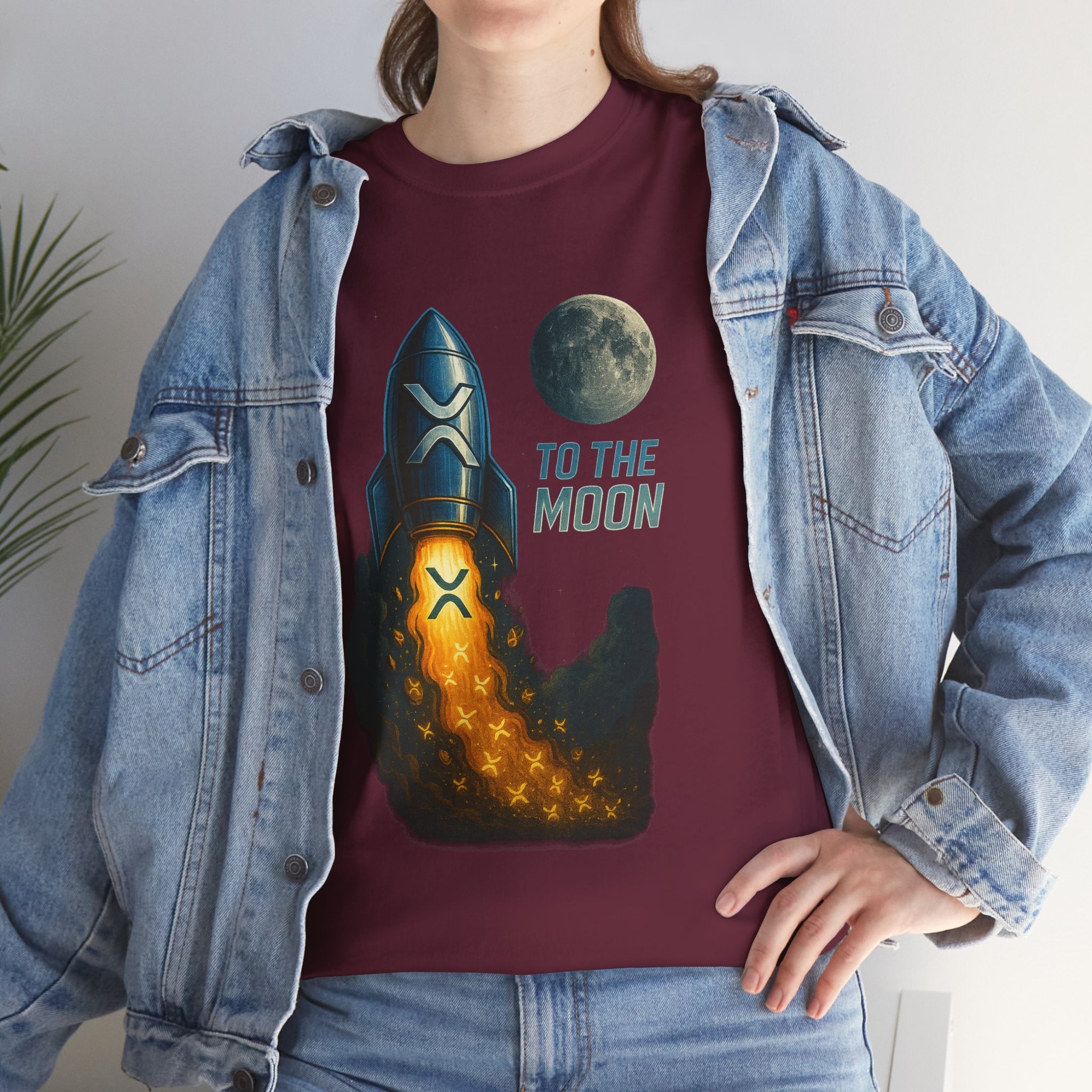 Rocket 'To the Moon' T-Shirt - Space Exploration Graphic Tee