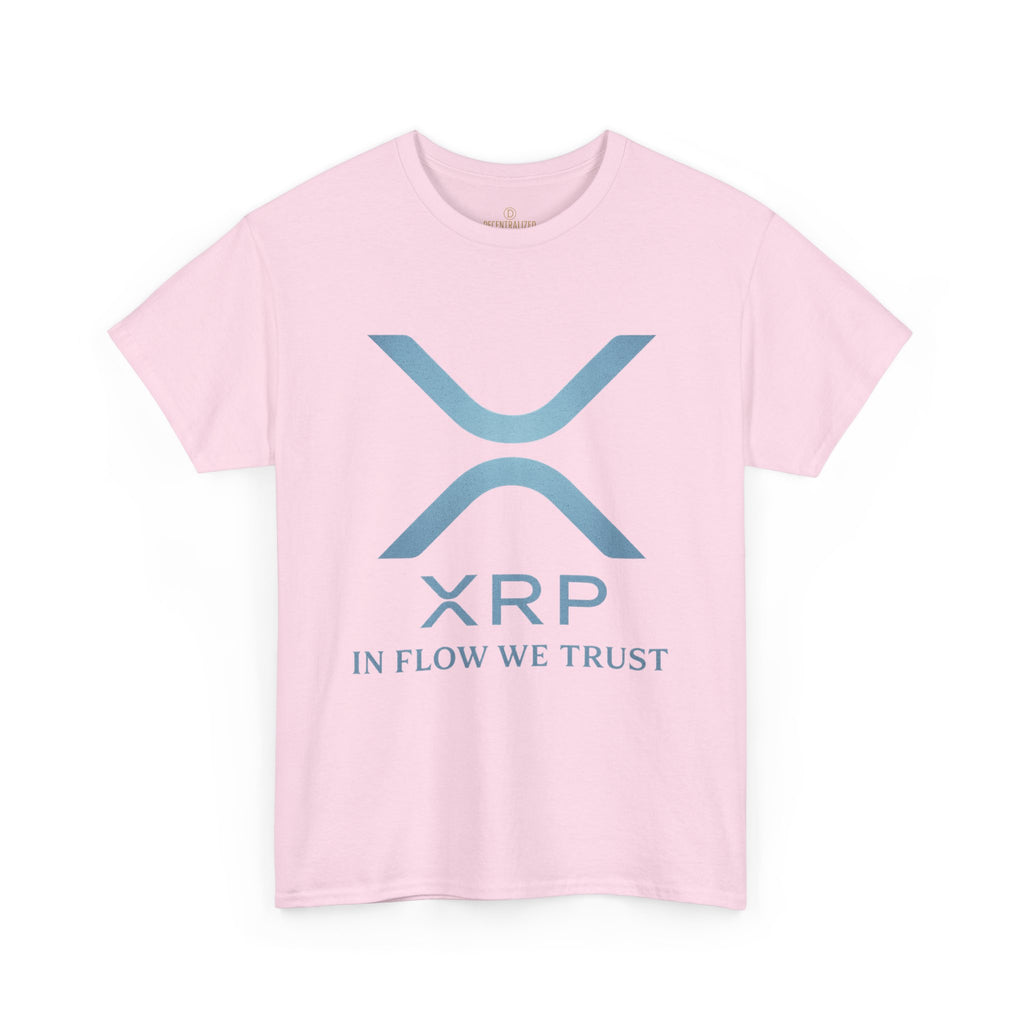XRP Crypto Tee — "In Flow We Trust" Ripple Logo T-Shirt
