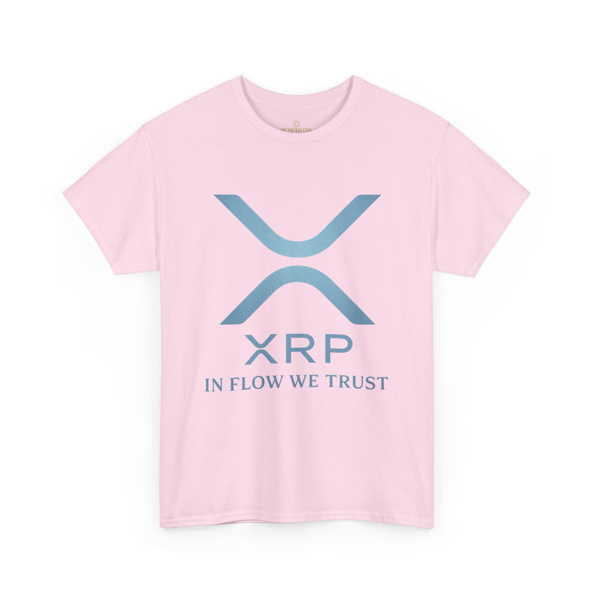XRP Crypto Tee — "In Flow We Trust" Ripple Logo T-Shirt