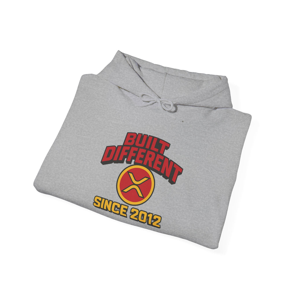 Built Different Hoodie - "Since 2012" Retro Logo Pullover