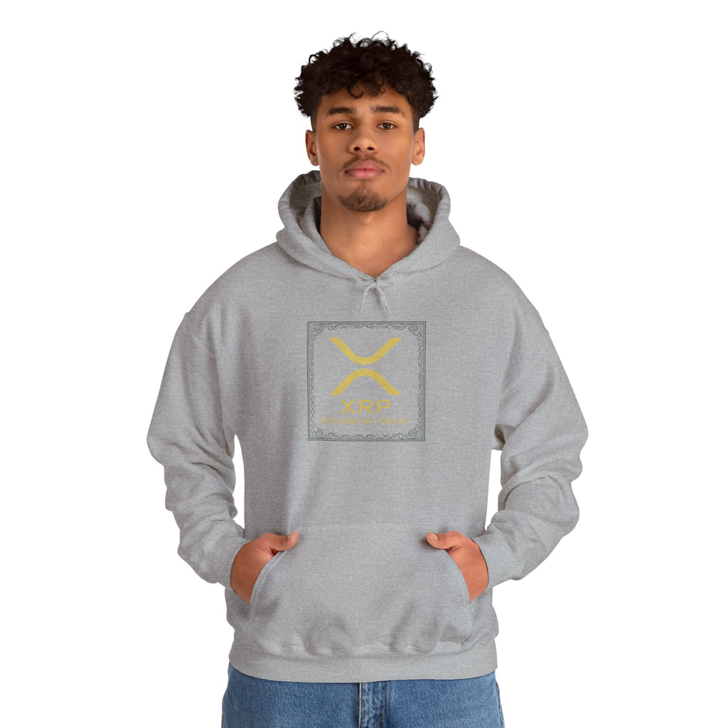 XRP Logo Hoodie – Gold Cryptocurrency Sweatshirt