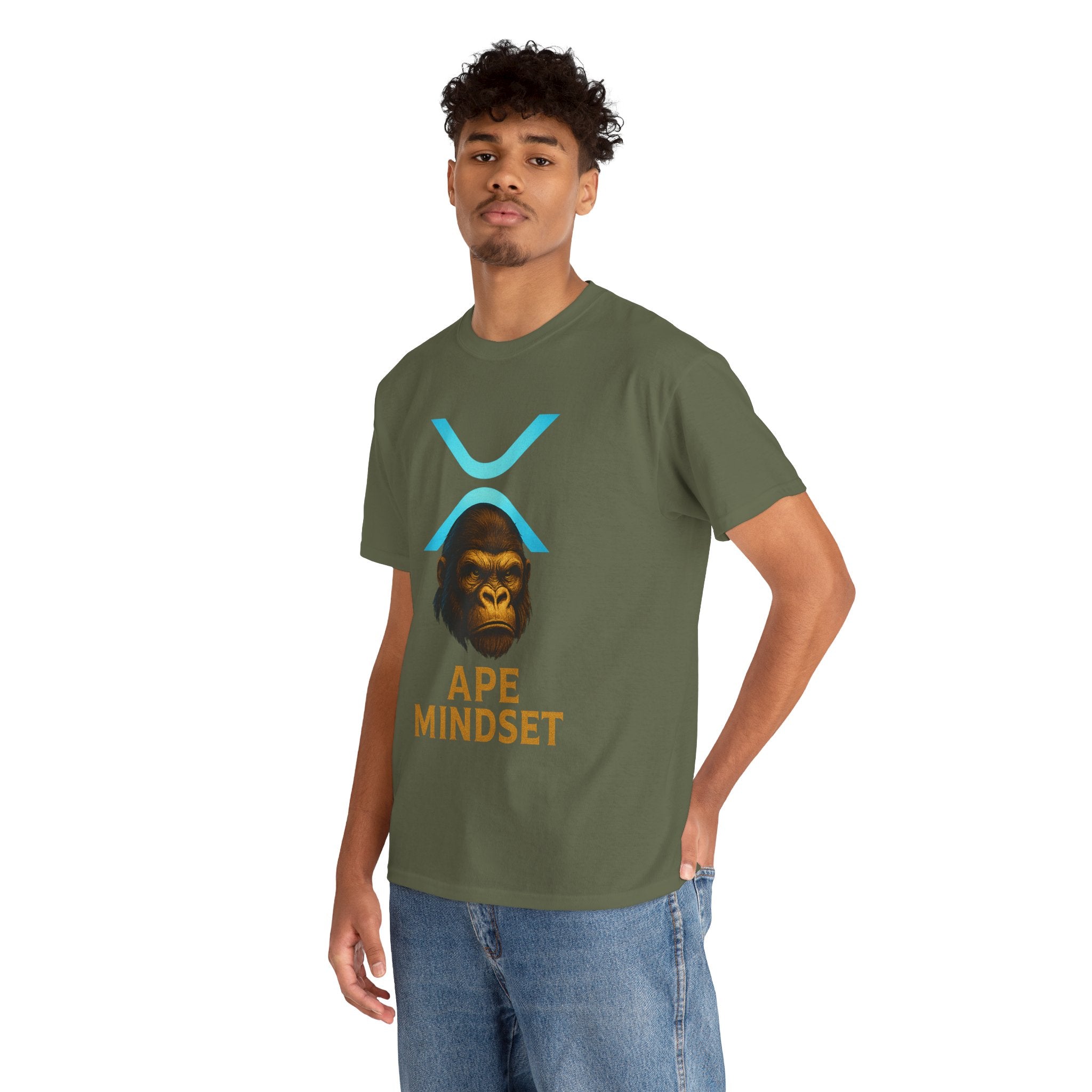 Ape Mindset T-Shirt — Crypto XRP Ape Graphic Tee