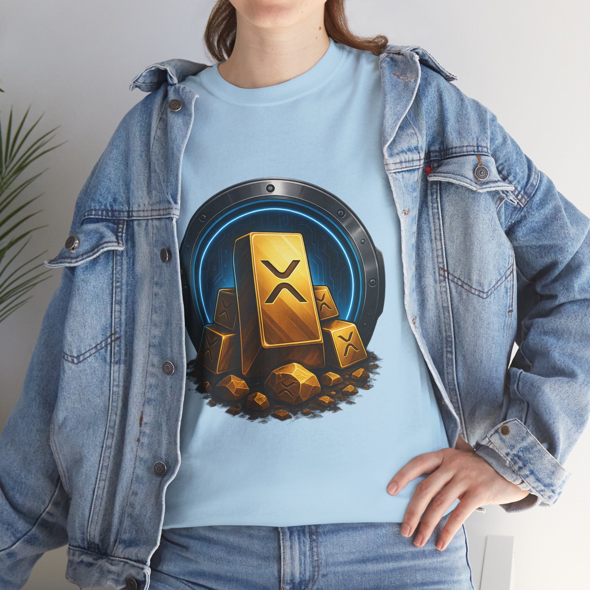 Crypto Gold Bars T-Shirt — Ripple (XRP) Stack Graphic Tee