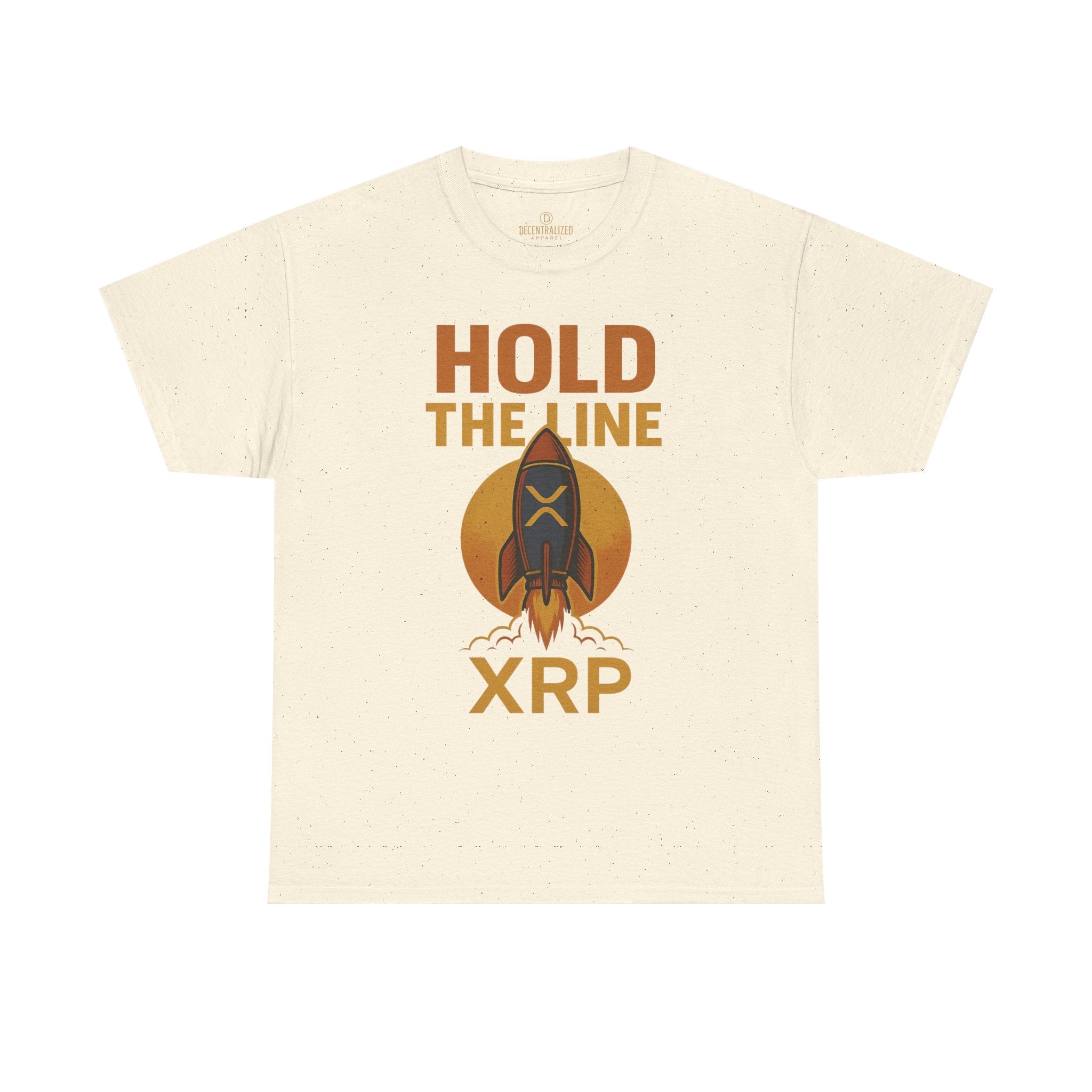 XRP Hold The Line Rocket Tee — Crypto Investor T‑Shirt
