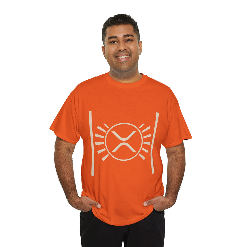 XRP Sun Logo T‑Shirt — Minimal Crypto Ripple Tee